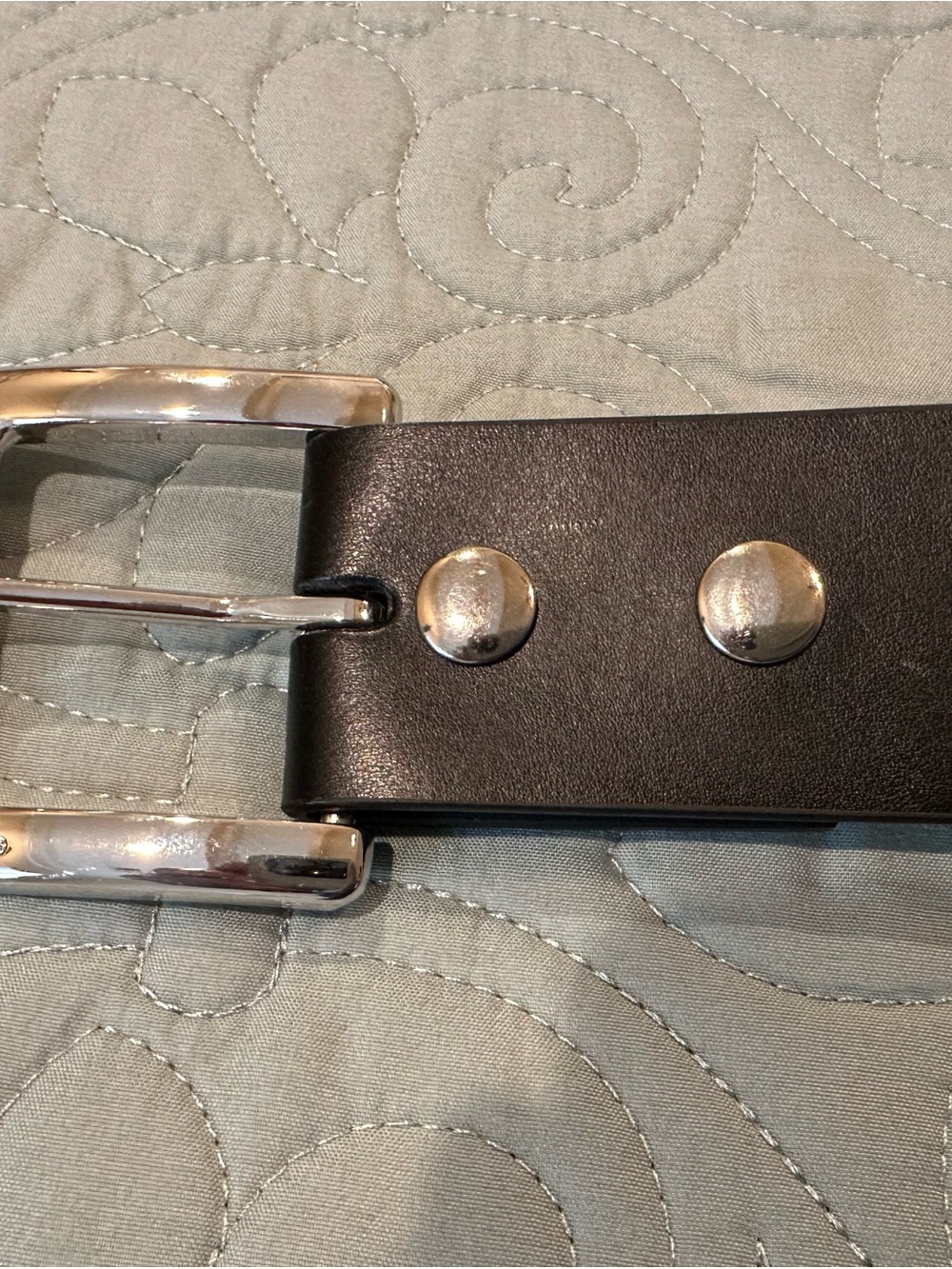 Vans Black Leather Belts with Pyramid Studs (Set of 2) - Picture 7 of 13